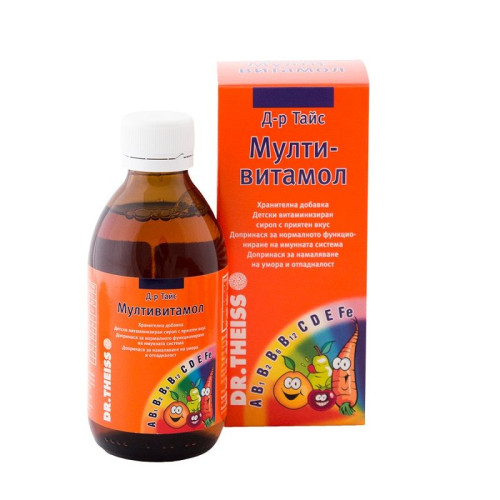 Dr. Theiss Multivitamol Syrup Immune Stimulator for Children with Flu 6.76 fl oz (200 ml)