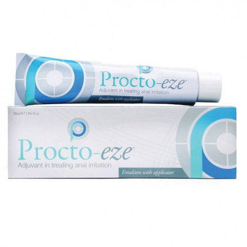 Ecopharm Procto-Easy Emulsion for Anal Cleansing for Hemorrhoids and Discomfort 1.01 fl oz (30 ml)