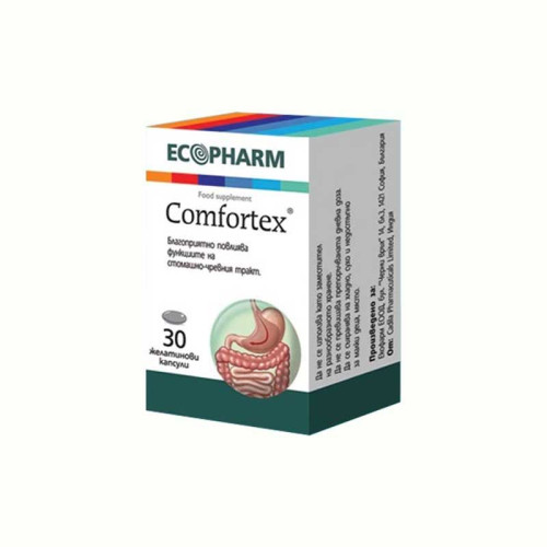 Ecopharm Comfort for Fast Metabolism for Heaviness and Pain in the Abdomen Orange 30 Capsules