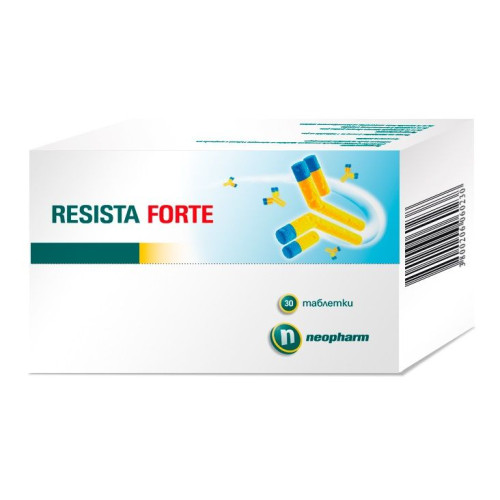 Neopharm Resista Forte for High Immunity in Case of Colds and Infections 30 Tablets