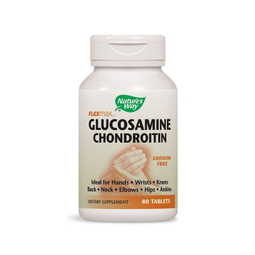 Nature's Way Glucosamine Chondroitin for Healthy Joints and Cartilage 820 mg 80 Tablets