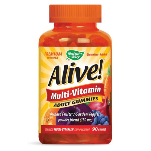 Nature's Way Alive Multi-Vitamin for High Immunity for Adults 90 Gelatin Tablets