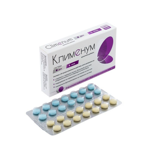 Naturprodukt Klimenum Day and Night System for Depression and Insomnia to Help with Menopause 28+28 Tablets