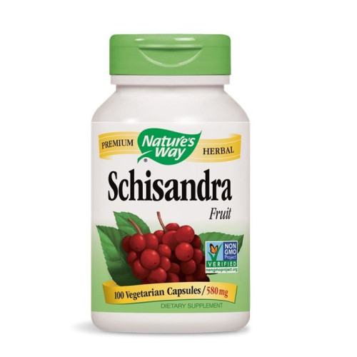 Nature's Way Schizandra for Strong Immunity and More Energy 580 mg 100 Capsules