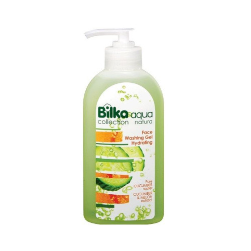 Bilka Aqua Hydrating Cleansing Gel for Face with Cucumber Water 6.76 fl oz (200 ml)