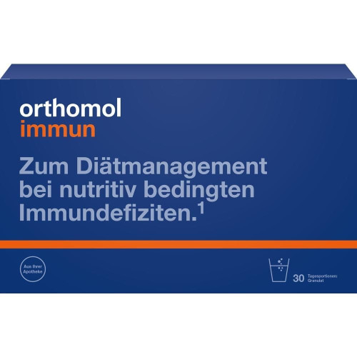 Orthomol Immune for Healthy Immunity Against Viruses Allergies Chronic Diseases 30 Doses