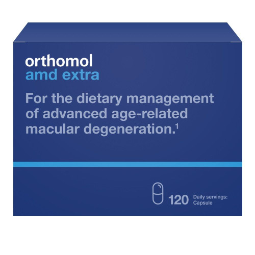 Orthomol Amd Extra for age-related Macular Degeneration Gluten-Free 120 Capsules