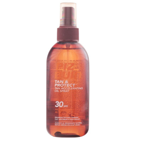 Piz Buin Tan and Protect Hydrating Sunscreen Spray Oil for the Whole Body with Protective Effect SPF 30+ 5.07 fl oz (150 ml)