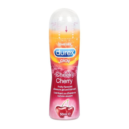 Durex Play Cheeky Cherry Cherry Lubricant for Love Play 1.69 fl oz (50 ml)