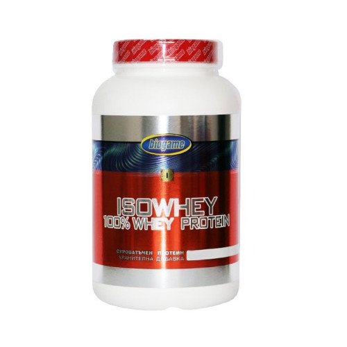 Biogame Isowhey 100% Whey Protein with High Protein Content Strawberry Flavor 8.82 oz (250 g)