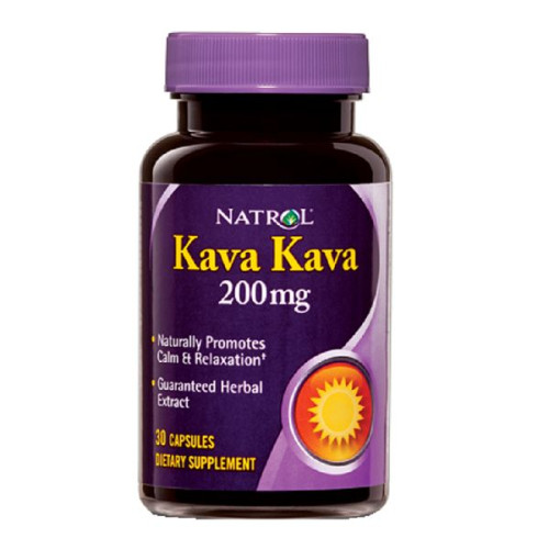 Natrol Kava Kava 200 mg Helps Reduce Harmful Stress 30 Capsules