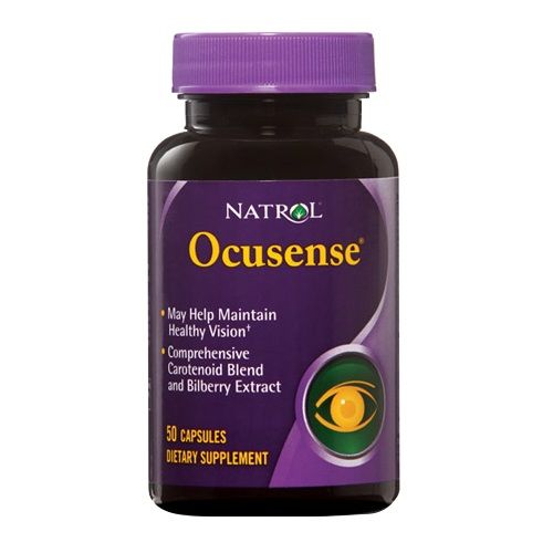 Natrol Ocusense+ Lutein for Healthy Eyes 50 Capsules