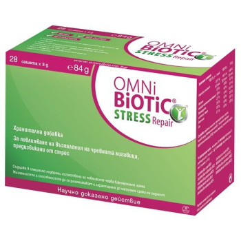 Omni Biotic Stress Repair Stress Repair Sachet for Stress and Fatigue for Overall Health 28 pcs 0.11 oz (3 g)