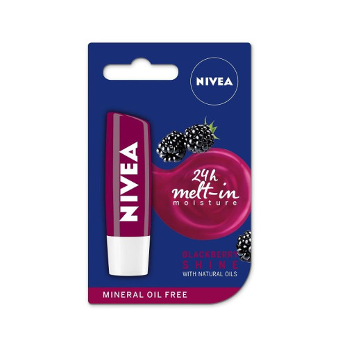 Nivea Blackberry Shine Lip Balm 0.17 oz (4.8 g)