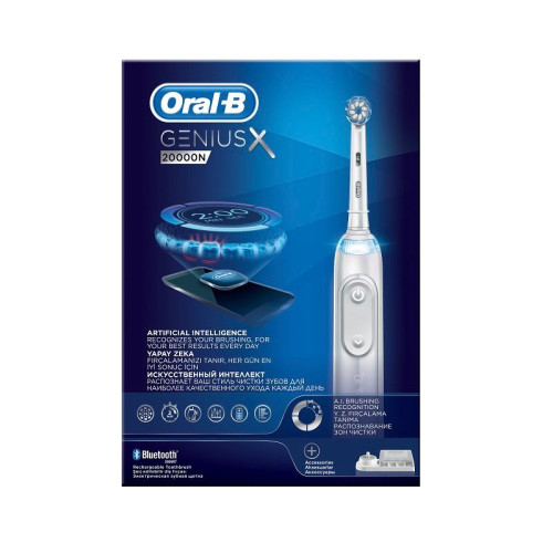 Oral-B Genius x 20000N Electric Toothbrush for Perfect Cleaning White 1 pc