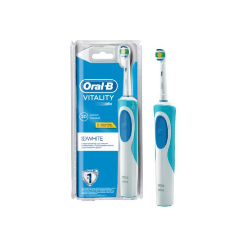 Oral-B 3D White Luxe Vitality Electric Toothbrush with Timer for Daily Use 1 pc