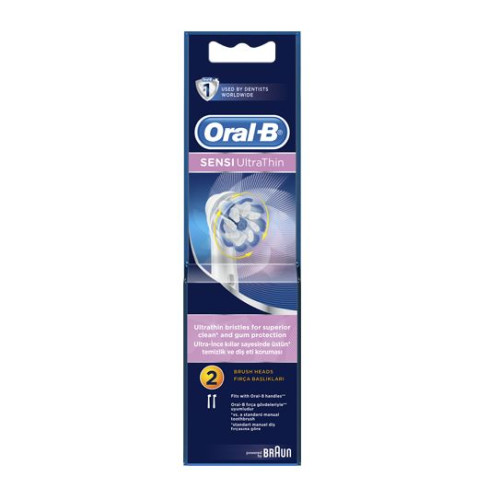 Oral-B Sensi Ultrathin Replacement Heads for Electric Toothbrush 2 pcs
