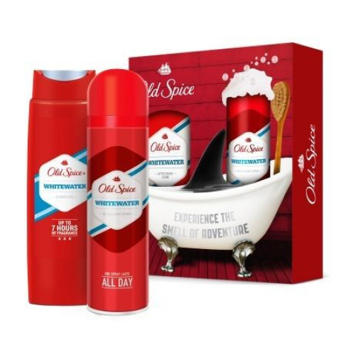 Old Spice Whitewater Promo Set for Men Deodorant + Shower Gel for Freshness 1 pc