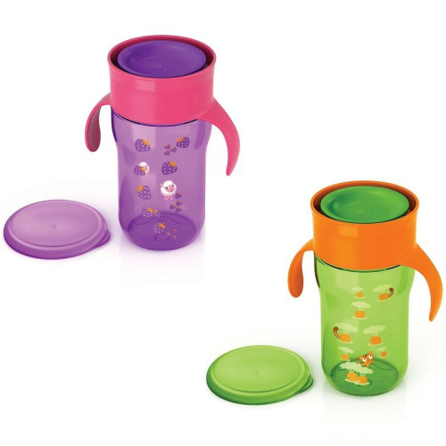 Philips Avent Transition Cup with Handles 360° for Children 12+ Months Non-Spill 11.5 fl oz (340 ml)