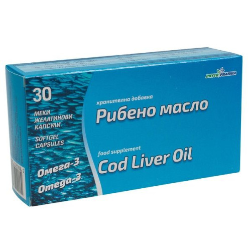 Phytopharma Fish Oil for Healthy Bones Joints and Heart 1000 mg 30 Capsules