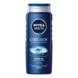 Nivea Men Cool Kick Body Face and Hair 24h Fresh Icy Menthol Refresh 16.90 fl oz (500ml)