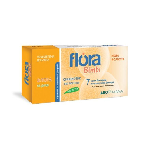 Abopharma Flora Bimbi Synbiotic for Maintaining Intestinal Balance for Children 6 Bottles