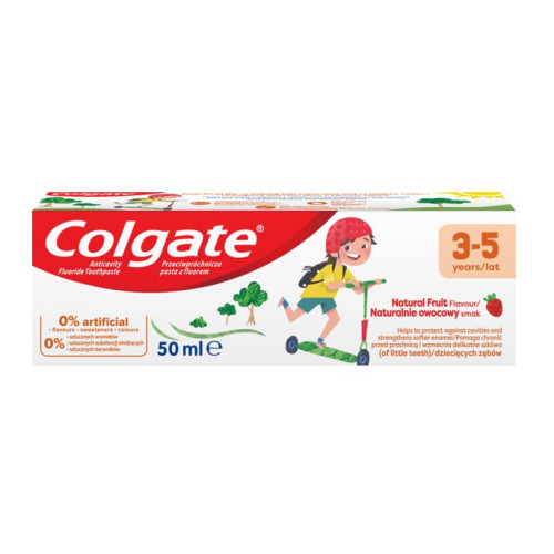 Colgate Kids Toothpaste for Children Aged 3-5 Strawberry Flavor 1.69 fl oz (50 ml)