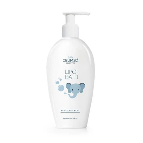 Baby Ceumed Lipo Bath Shower Gel for Very Dry and Sensitive Baby Skin 6.76 fl oz (200 ml)