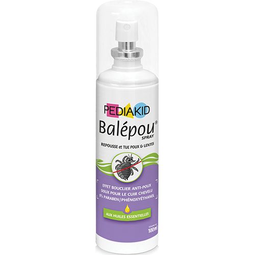 Pediakid Children's Hair Spray for Removing and Repelling Lice Lavender 3.38 fl oz (100 ml)