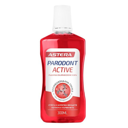 Astera Parodont Active Mouthwash for Sensitive Teeth and Problem Gums 10.14 fl oz (300 ml)