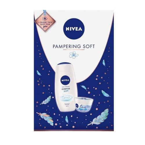 Nivea Promo Set Soft Skin Soft Women's Daily Nourishing Cream + Body Shower Gel