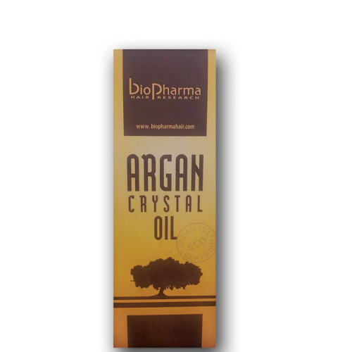 Biopharma Argan Crystal Oil Argan Hair Oil with Moisturizing Effect for Damaged Hair 1.01 fl oz (30 ml)