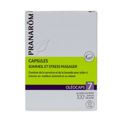 Pranarom Oleocaps 7 for Nervousness and Tension Quality Sleep 30 Capsules