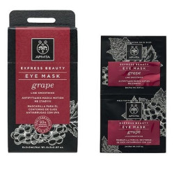 Apivita Express Beauty Eye Contour Mask with Grapes 0.07 fl oz (2 ml) 2 pcs