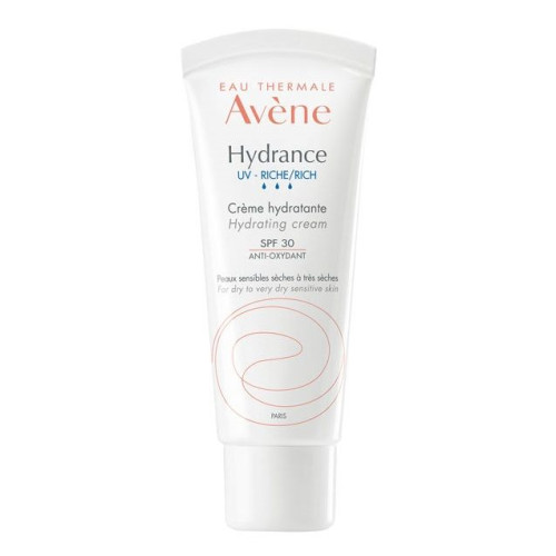 Avene Hydrance Rich Rich Moisturizing Face Cream with Antioxidant Action SPF 30 1.35 fl oz (40 ml)