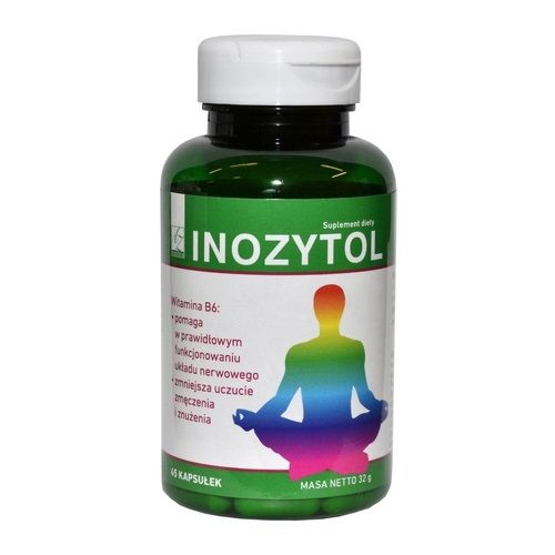 A-Z Medica Inositol + Dietary Supplement for Normal Nervous System Function 45 Capsules