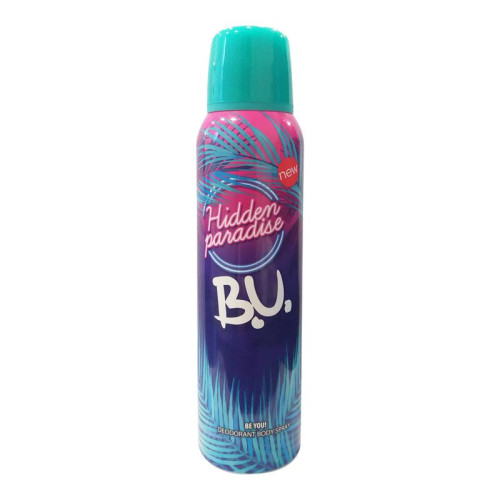 B.U. Hidden Paradise Body Deodorant Spray for Women 5.07 fl oz (150 ml)
