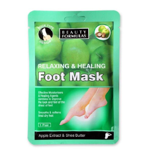 Beauty Formulas Foot Mask with One Pair of Socks 0.54 fl oz (16 ml)