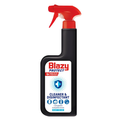 Blazy Protect Spray for Cleaning and Disinfecting Surfaces 16.91 fl oz (500 ml)