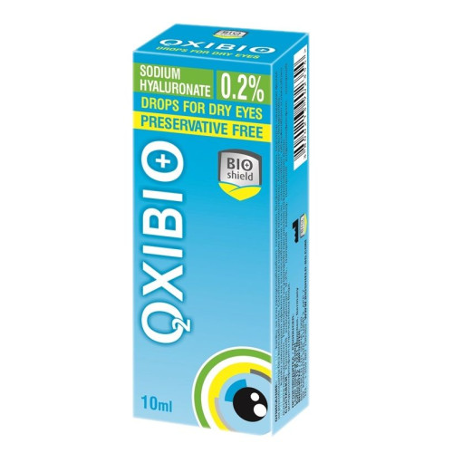 Bioshield Oxybio Eye Drops 0.2% with Natural Tear Effect 0.34 fl oz (10 ml)