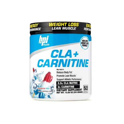 BPI Health CLA+ Carnitine Rainbow Ice for Fat Burning 10.58 oz (300 g)