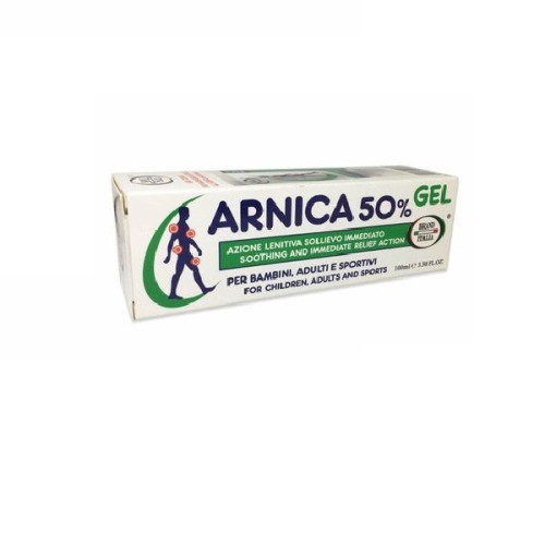 Brand Italia Arnica 50% Pain Relief Gel with Arnica 3.38 fl oz (100 ml)