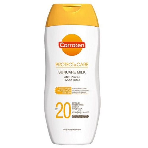 Carroten Protect and Care Sunscreen Milk for Body SPF 20 6.76 fl oz (200 ml)