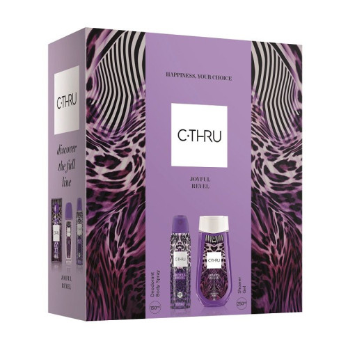 C-THRU Joyful Revel Promo Set for Women Deodorant Spray and Shower Gel