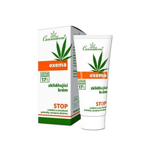 Cannaderm Exema Soothing Cream for Sensitive Skin and Eczema with 4.7pH 1.76 oz (50 g)