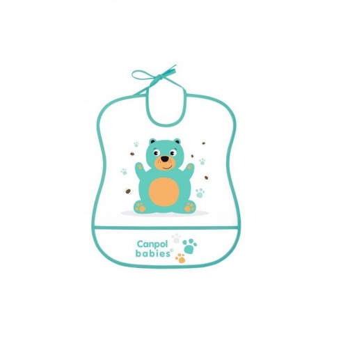 Canpol Babies Cute Animals Soft Bib for Children 6+ Months - 2/919