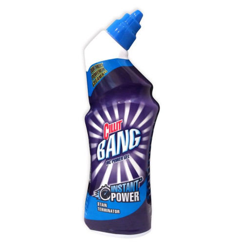 Cillit Bang WC Power Gel Stain Terminator Toilet Cleaner for Stubborn Stains 25.36 fl oz (750 ml)
