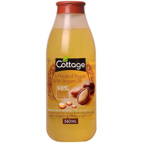 Cottage 2-in-1 Shower Gel and Bath Foam with Argan Oil 18.94 fl oz (560 ml)