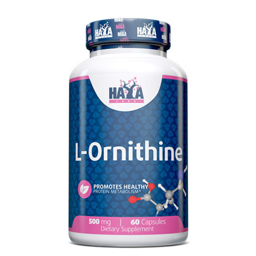 Haya Labs L-Ornithine 500 mg 60 Capsules