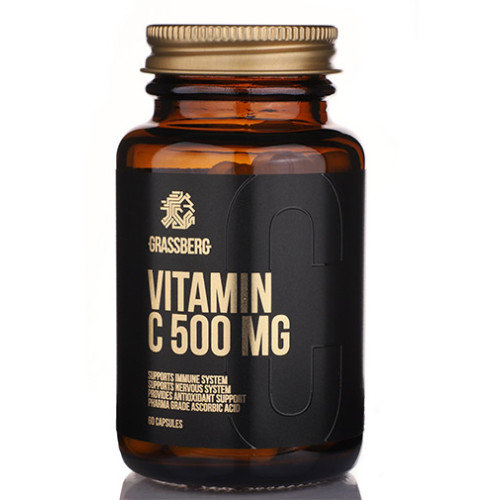 Grassberg Vitamin C 500 mg 60 Capsules
